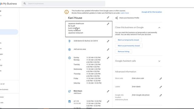 How to Manage Google My Business Info