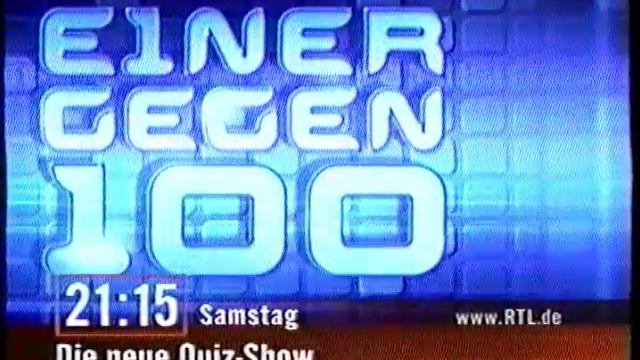 1 GEGEN 100  - Vorschau (2002) mit LINDA DE MOL