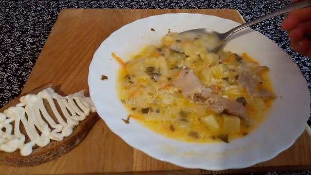АСМР Мукбанг суп с курицей🍗