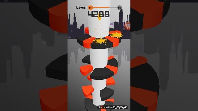 Играю в игру Helix Jump!!!!