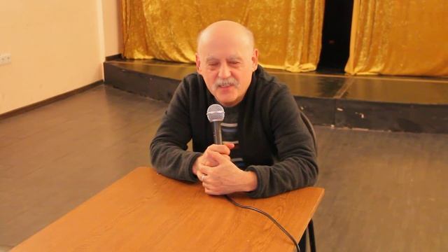 Месяц поэзии в ТГСХА. Наставник литературной студии "Иволга" В. Н. Бабковский