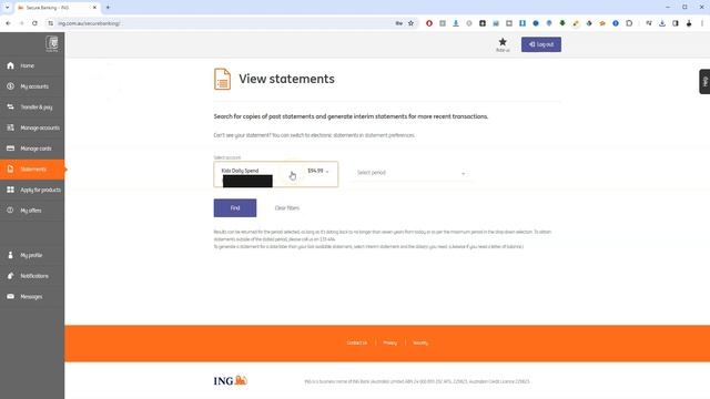 How To Download ING Bank Statement