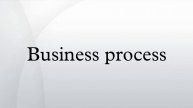 Business process