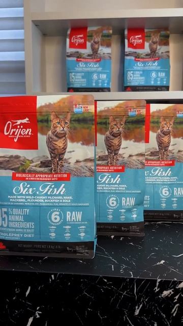 Сухий корм для котів Orijen Six Fish Cat 1.8 та 5.4 кг зі знижкою до 10% тільки в Baks&Barsik!
