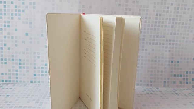 Бизнес-блокнот Franky белый с красным