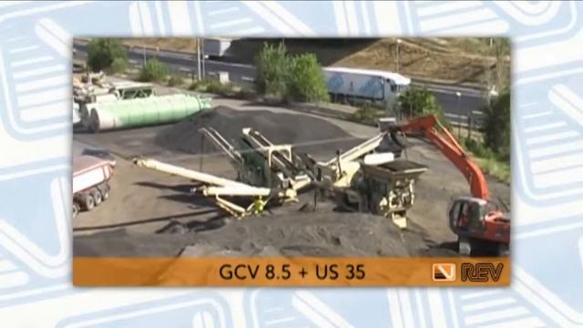 REV IMPACT CRUSHER GCV8.5 + SCREENING UNIT US35 - FRANTOIO AD URTO REV CON UNITA' DI VAGLIATURA