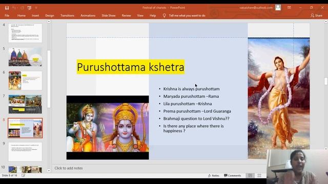 Govinda Class - Festival of Chariots - Jan 22, 2020 -HG Padma Sakhi Devi Dasi Mataji
