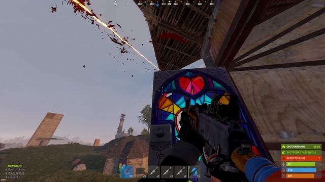 ПИРАТЫ! 100 ДНЕЙ "ДОМИНАЦИИ" на ПЛАВУЮЩЕЙ КРЕПОСТИ в РАСТ/RUST