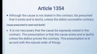 BUSINESS LAW AND TAXATION ARTICLE 1352-1355