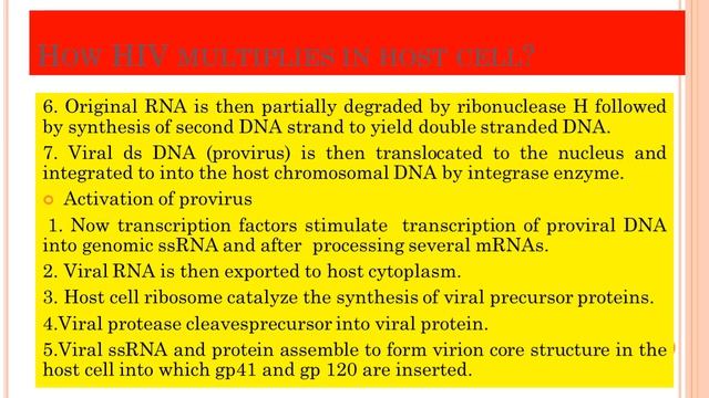 Immunology of HIV infection
