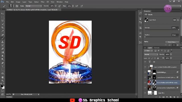 3D Text Design in Photoshop CS6 - 3D Photoshop Design Tutorial