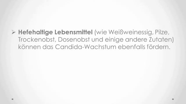 Hefepilzinfektion Candida Albicans Therapie