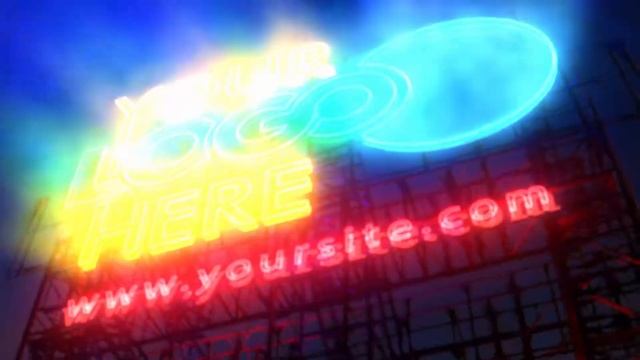 Neon Billboard Logo Animation Intro ( ID-0282 )