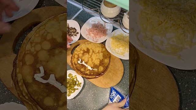 Блины с начинкой| Любимый рецепт