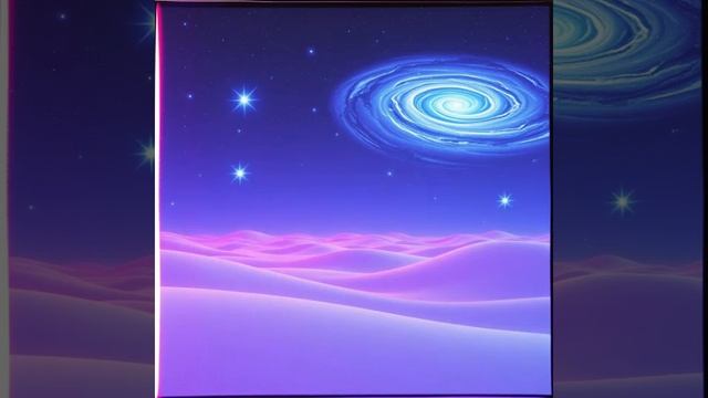 Космическая музыка для души созданная через нейросеть