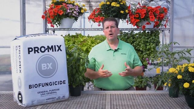 PRO-MIX Growing Media Active Ingredient: BIOFUNGICIDE for Pythium, Fusarium and Rhizoctonia issues.