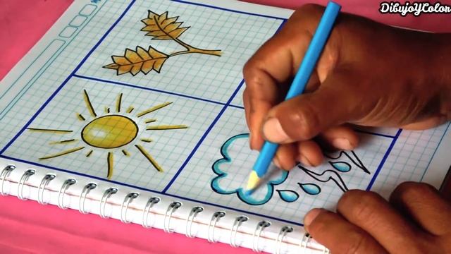 Las estaciones del Año / DibujoYColor