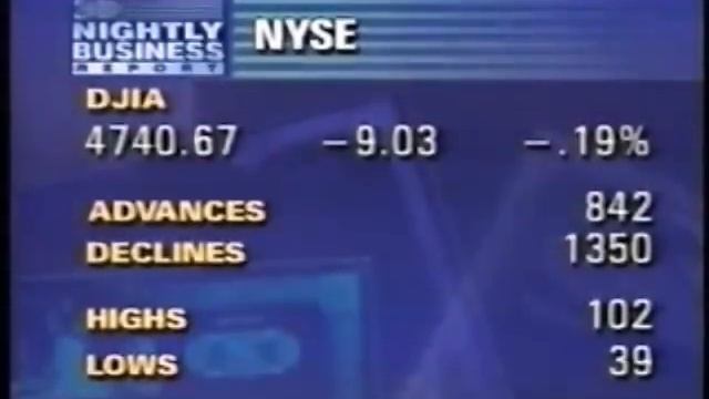 Nightly Business Report (October 4, 1995)