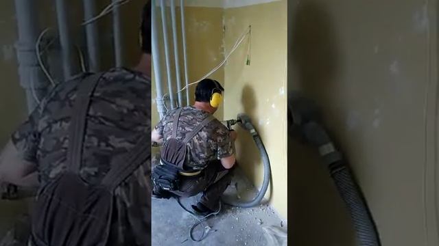Высверливание подрозетников