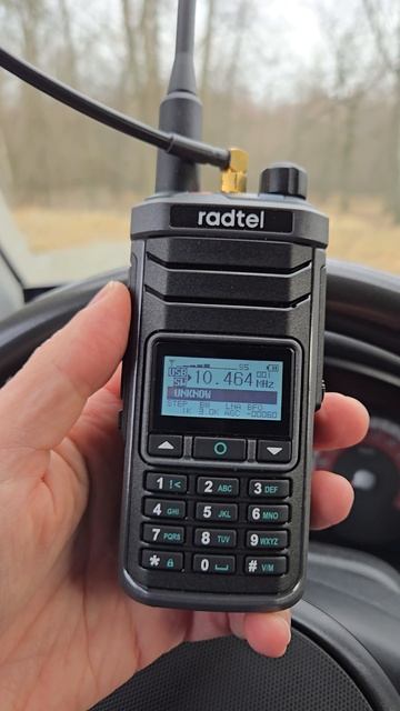 Radtel rt860 приём на кусок проволоки