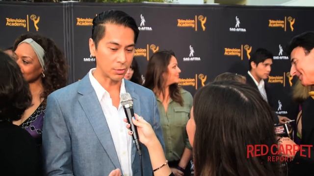 Kalani Queypo #Jamestown interviewed at 4th Annual Dynamic & Diverse Celebration #Emmys #SAGAFTRA