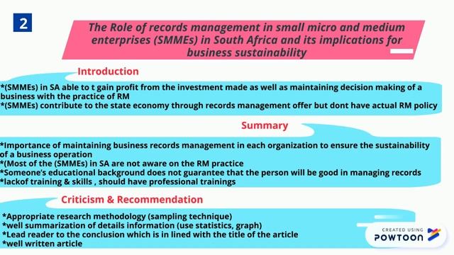 Business Records Management - 652