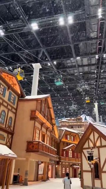 ❄️ Самый большой в мире крытый горнолыжный курорт в Шанхае