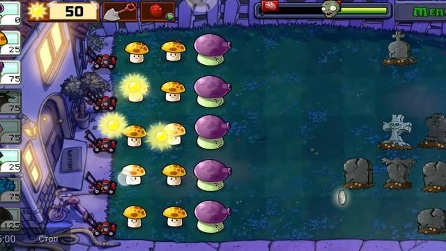 Plants vs zombies 5 РЕКЛАМА  ГРИБ СУДЬБЫ
