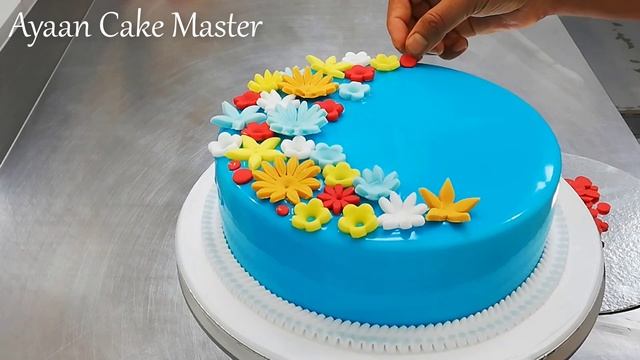 Vanilla how to make chocolate truffle cake navy blue colour for cake Ayaan Cake Master