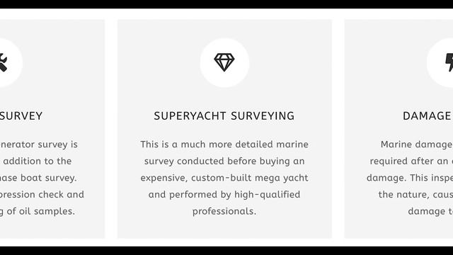 San Diego Marine Surveyors presentation  -  boat surveyors, marine survey types, about the project
