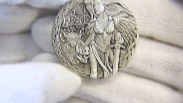 Freya - Norse Goddesses 2 Oz Silver Antique Finish Proof Coin is SOLD OUT!