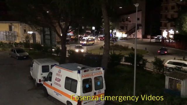 Ambulanza AV "San Nicola di Mira" in codice giallo  - Italian Volunteer Ambulance responding code 2