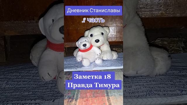 Дневник Станиславы. Заметка 18 "Правда Тимура"