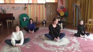 Дитяча йога 1-заняття в садочку ДНЗ "Веселка" м.Обухів