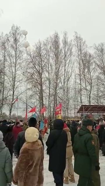 Захоронение бойцов в Кузовлево 2023