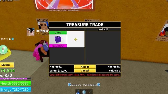What People Trade For CHOP & PERM LEOPARD Fruit? Trading in Blox Fruits