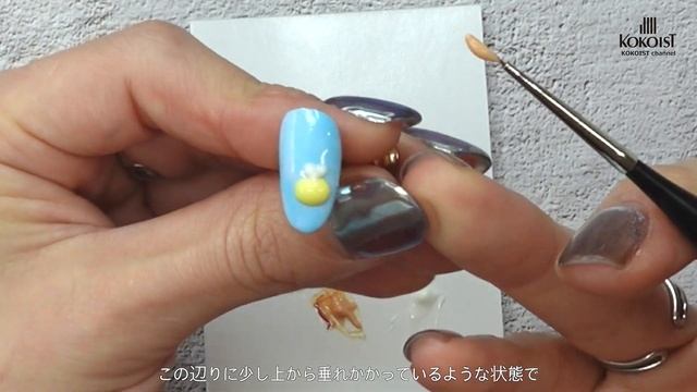 お砂糖菓子みたいな甘くてかわいいシュガービーネイルアート / Sugar Bee Nails【How to/Nail tutorial】
