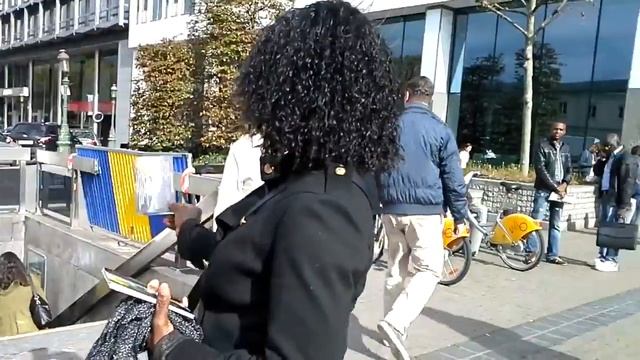 NYC Harvesters PREACH @ BRUSSELS Metro Station BELGIUM On 