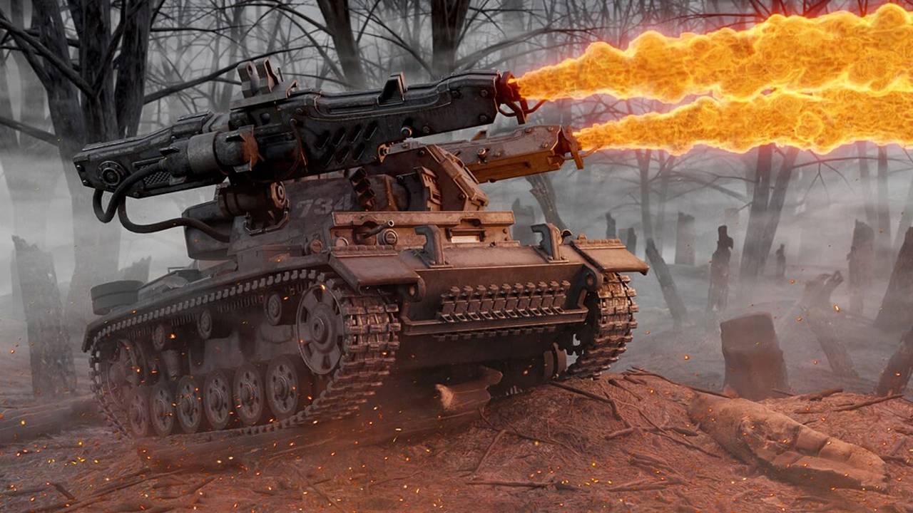 ☢ Качаем огнемёты ☢
