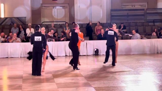 ALISA SELEZNOVA and her Pro/Am student ANDY FITZGERALD, Jive | Desert Classic DanceSport 2021