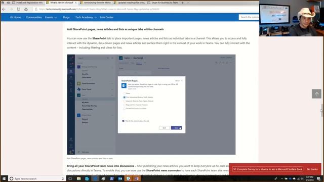 #TeamsRecap - May-03-2018 - Jamie Stark Keynote at Comms vNext, May Teams Updates, Admin Center