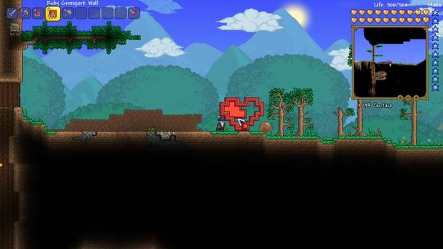 Building a Heart in Minecraft & Terraria! ❤