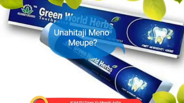 Dawa Ya Mswaki Ya Green World-Green World Herbs