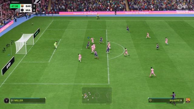 Ronaldo, Messi, Neymar & Mbappe All Together - FC Barcelona vs Inter Miami | FC 24 PC Gameplay 4K