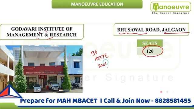 MBACET - Top Colleges in JALGOAN | List of MBA Colleges Accepting MBACET Score | Seats | Location