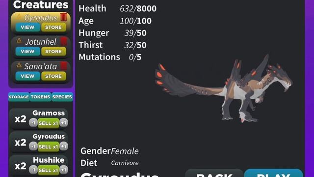 || My Creatures Of Sonaria menu has something wrong... || #Shorts ||