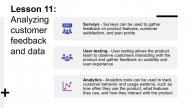 Product Management Success Course: Lesson 11 of 45, Analyzing Customer Feedback and Data
