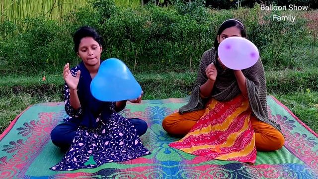 Girls Outdoor Fun With Flower Balloons And Learn Colors For Kids By I Kids Episode -15.