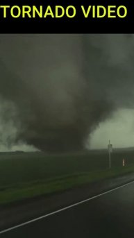 video of the inside of a #tornado #youtubeshort #viral