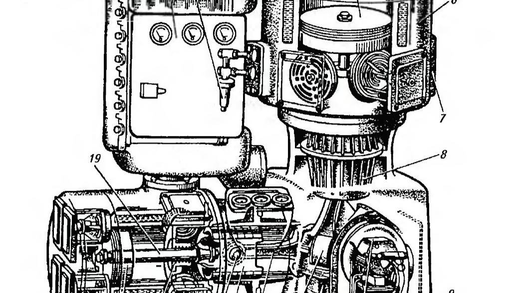 Расчет поршневого компрессора. Комплексный пример